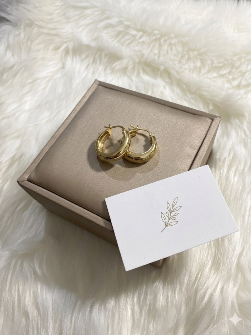 Classic 14k Gold - Filled Huggie Hoops - Polished Chunky Hoops